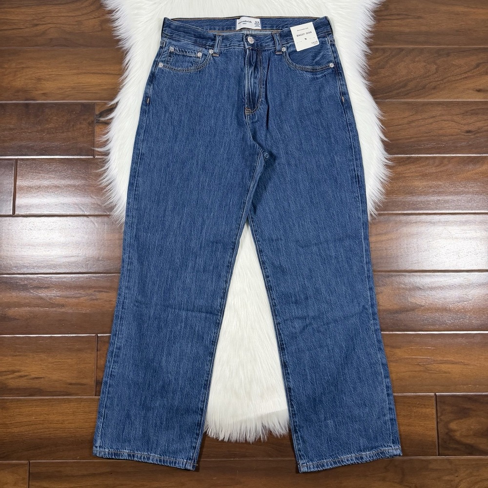 Abercrombie & Fitch Kids Boys Size 15/16 Regular Baggy Denim Jeans